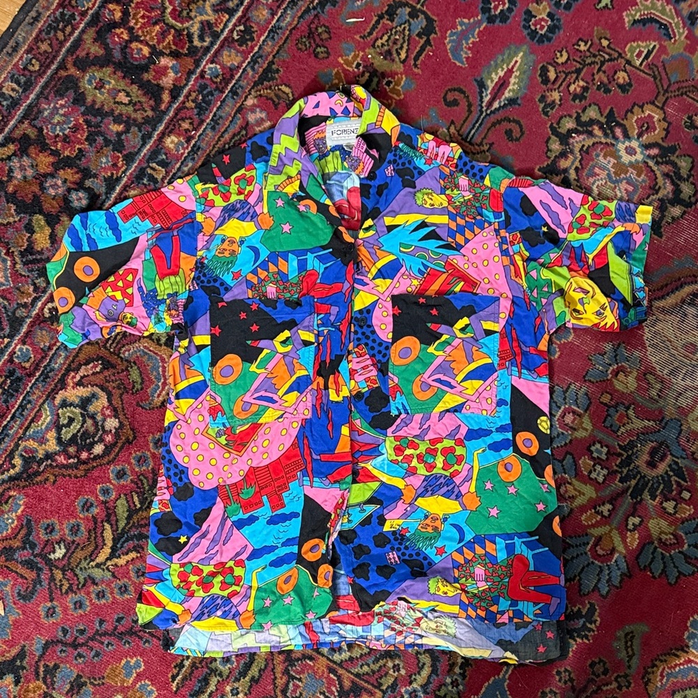 Forenza Multicolor Graphic Shirt
